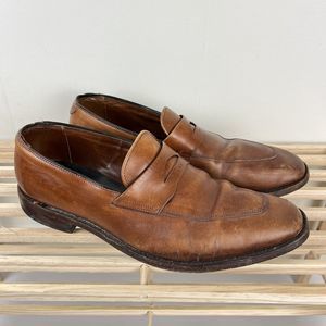 Allen Edmonds‎ Melrose Loafers Brown Leather Slip On Dress Shoes Mens 9.5 D